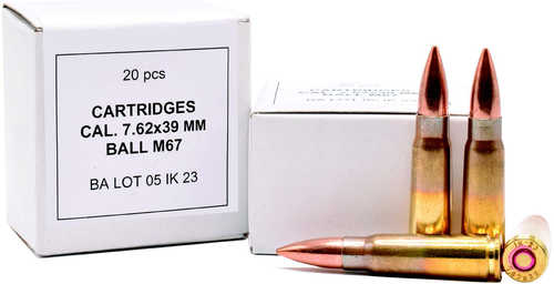 Ammo Inc 7.62X39 123 Grains M67 FMJ 800 Rounds Case